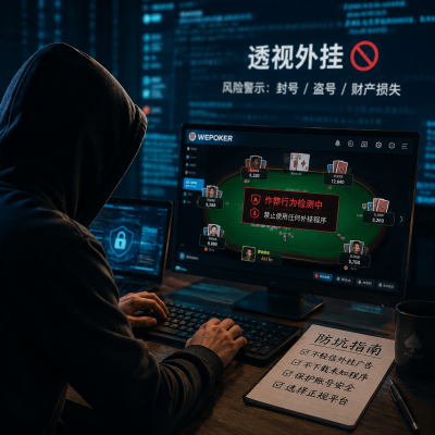 wepoker能不能开挂透视?资深玩家拆解真相与防坑指南