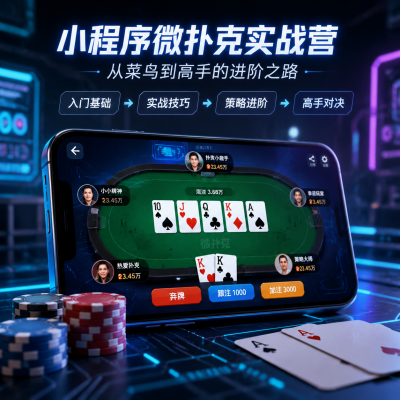小程序微扑克实战营:从菜鸟到高手的进阶之路