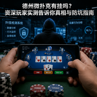德州微扑克有挂吗?资深玩家实测告诉你真相与防坑指南