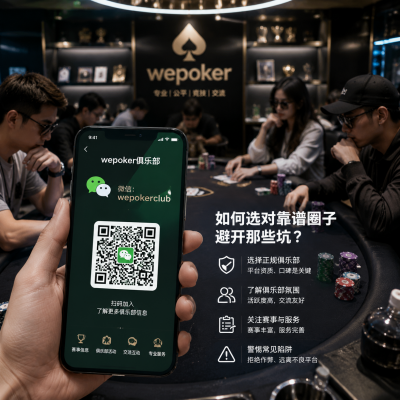 wepoker俱乐部微信:如何选对靠谱圈子,避开那些坑?