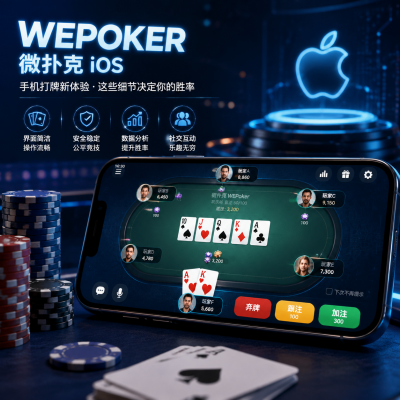 wepoker微扑克ios:手机打牌新体验,这些细节决定你的胜率
