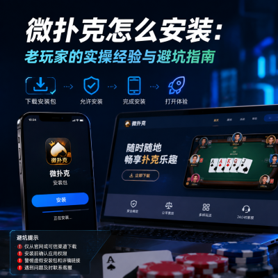 微扑克怎么安装:老玩家的实操经验与避坑指南