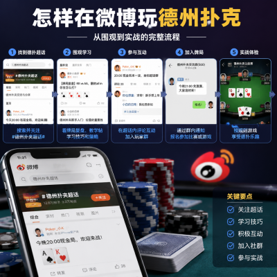怎样在微博玩德州扑克:从围观到实战的完整流程