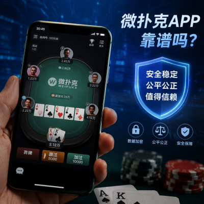 微扑克app靠谱吗?资深玩家亲测告诉你真相