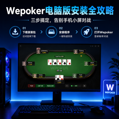 Wepoker电脑版安装全攻略:三步搞定,告别手机小屏对战